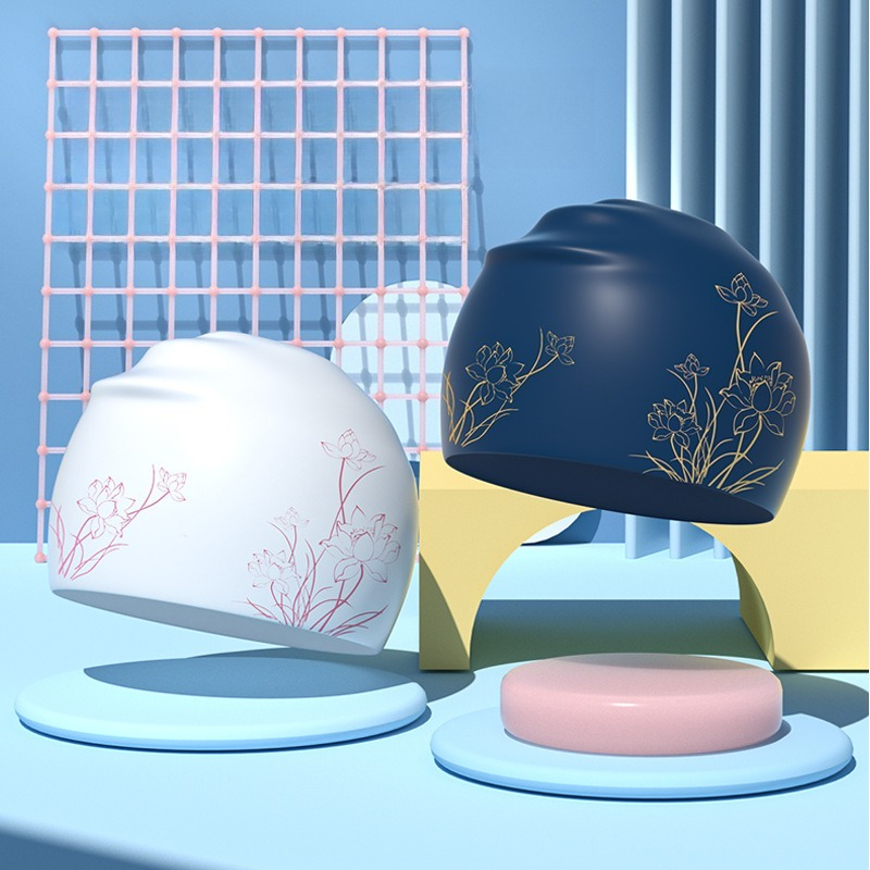 قبعة سباحة مطبوعة على شكل لوتس - مراجعة Aquatic Sports Cap وسعره