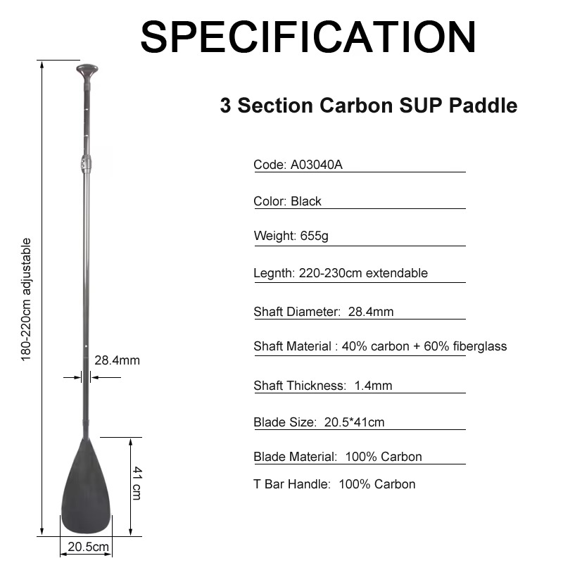 ملحق مجداف خفيف الوزن من الكرب - مراجعة Kayak Paddle Carbon وسعره